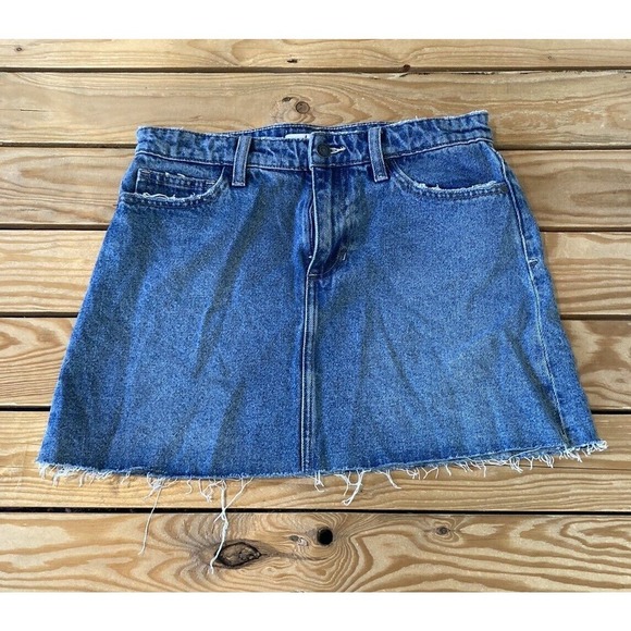 Sam Edelman Jenny Denim Skirt Size 6 Women’s Blue - Picture 1 of 6